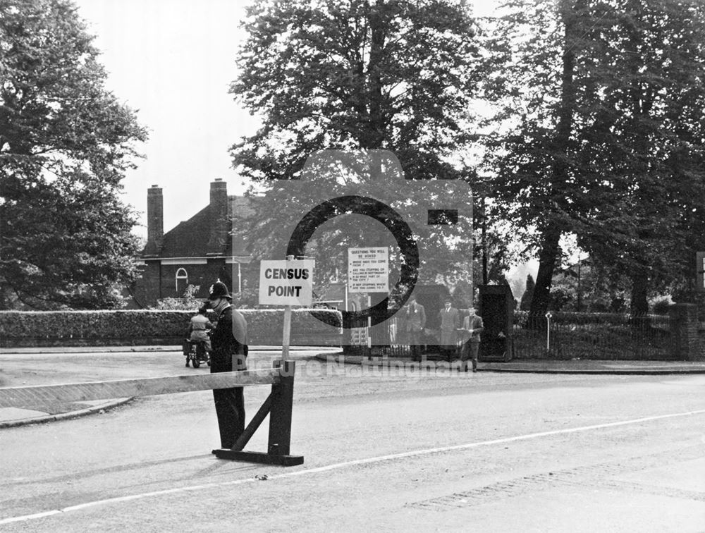 Traffic Census on Adams Hill, Lenton, c 1960s