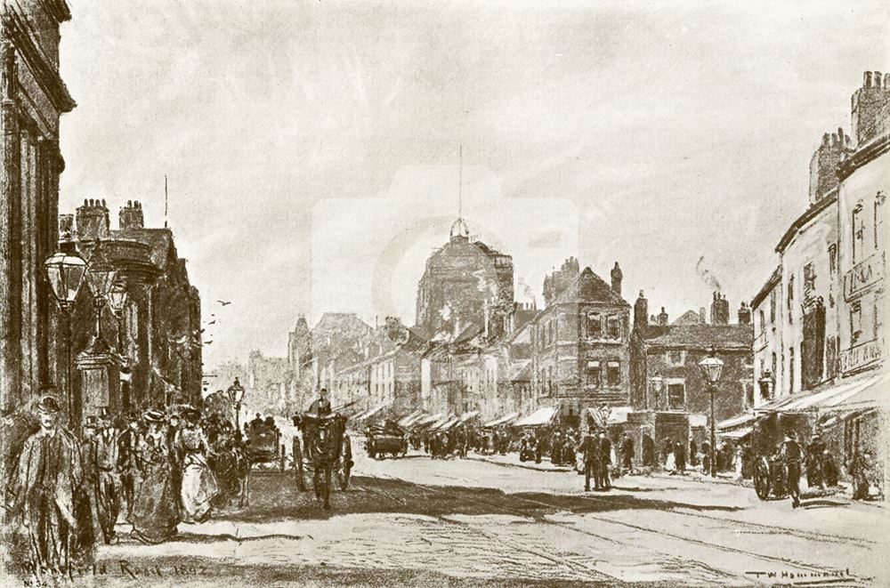 Mansfield Road, Nottingham, 1892