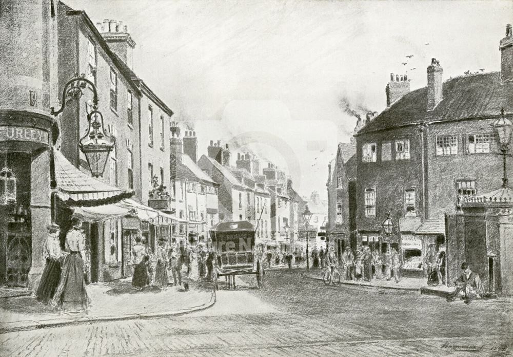 Charlotte Street, Nottingham, 1875