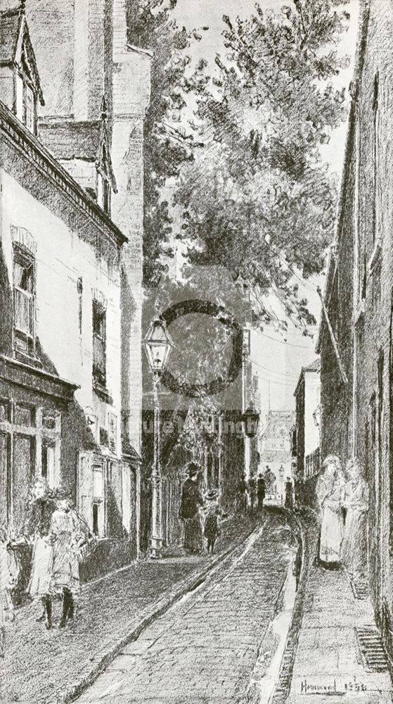 Cur Lane, Nottingham, 1875