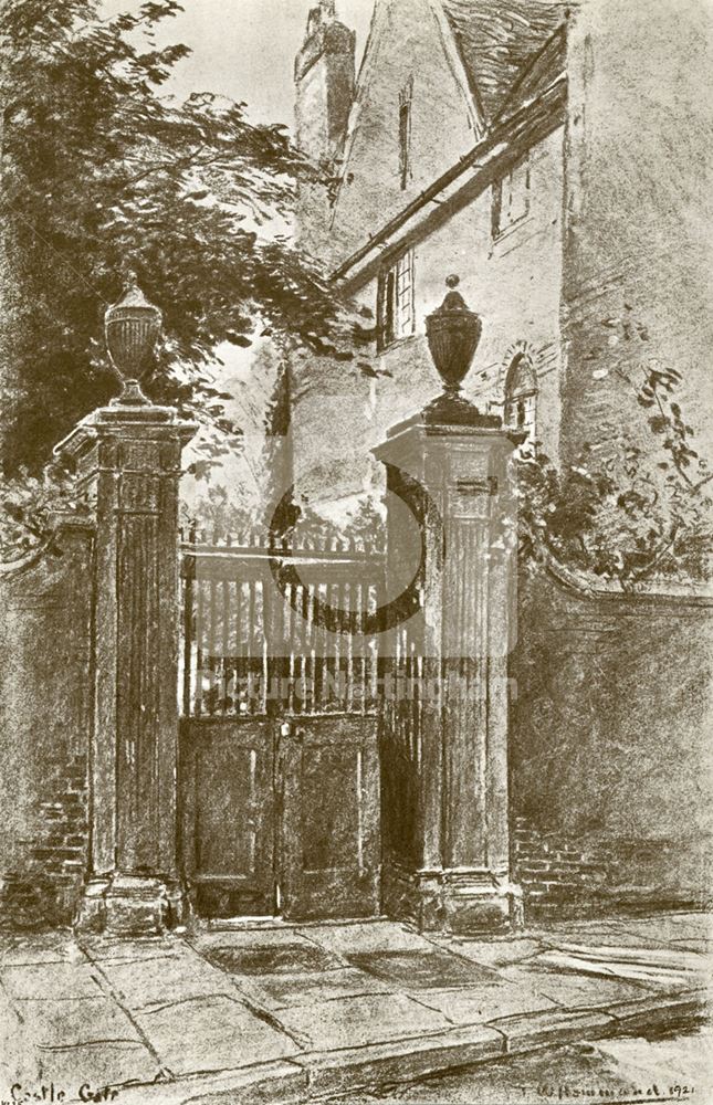 Castle Gate, Nottingham, 1921