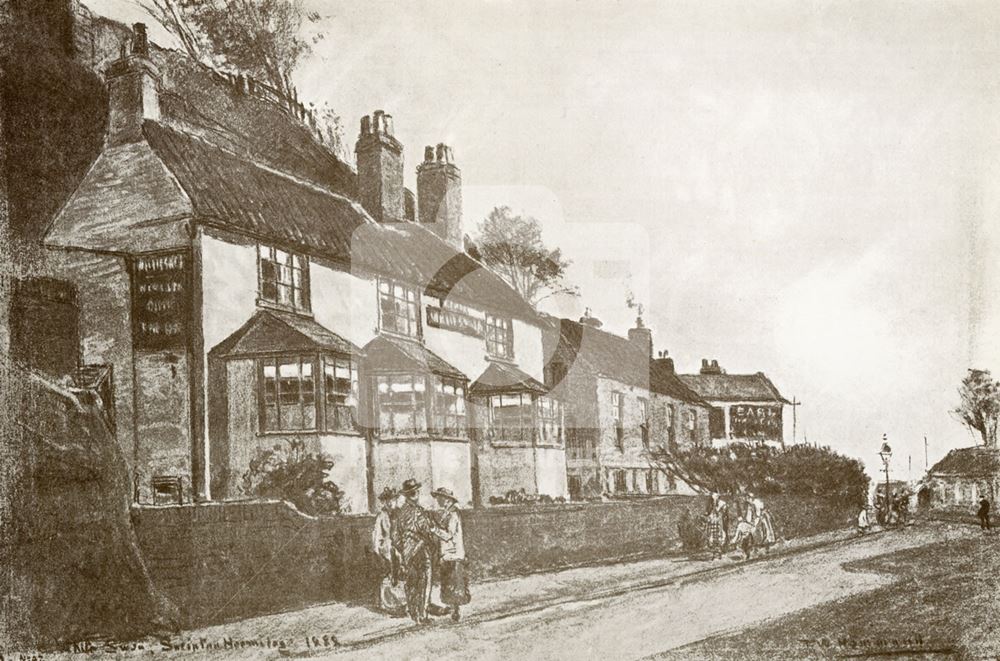 The White Swan Inn, Sneinton Hermitage, Sneinton, Nottingham, 1888