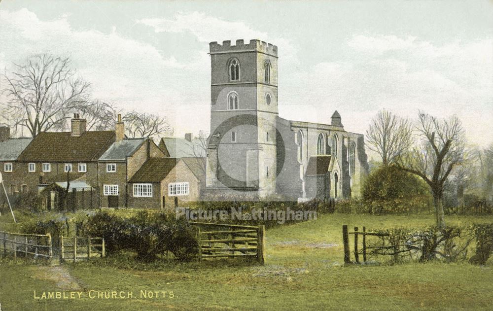 Holy Trinity Church, Church Street, Lambley, c 1905