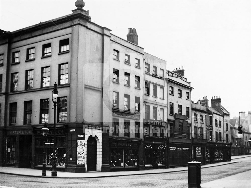 Exchange Row - Cheapside, Nottingham, c 1910