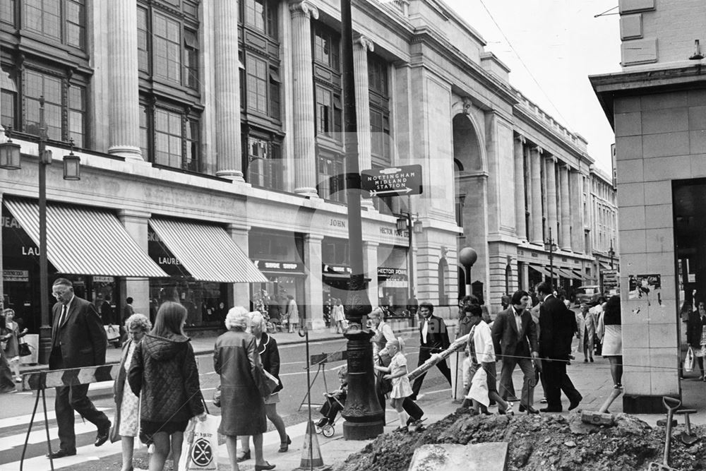 Cheapside, Nottingham, 1973