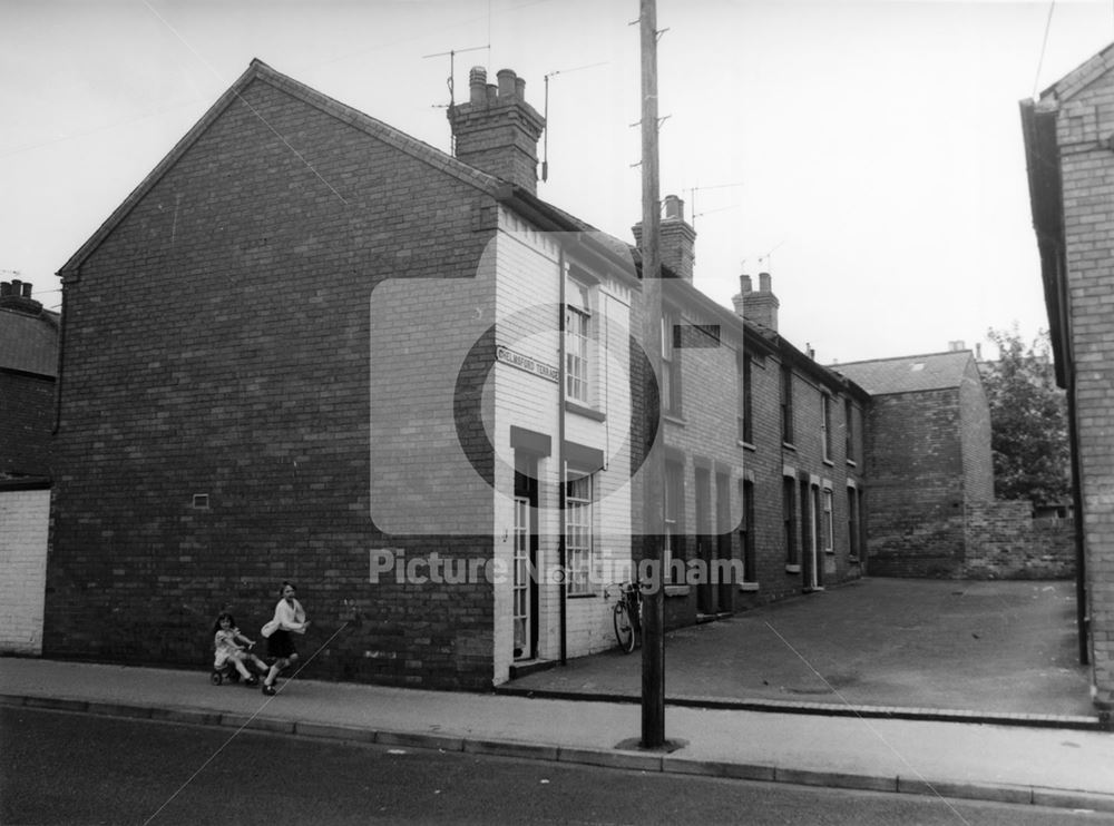 Chelmsford Terrace, Basford, Nottingham, 1976