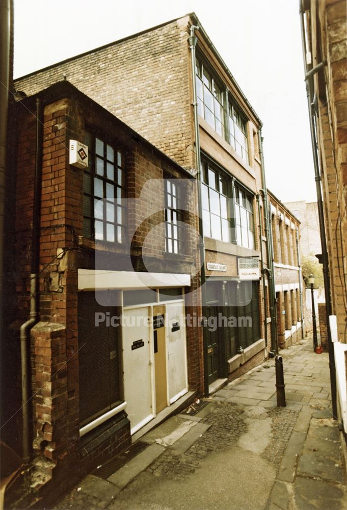 Commerce Square, Lace Market, Nottingham, 1986