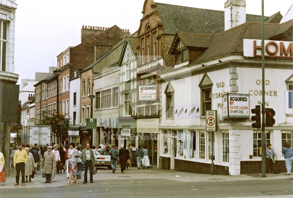 Clumber Street, Nottingham, 1990