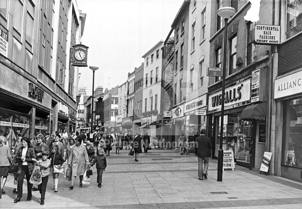 Clumber Street, Nottingham, 1973