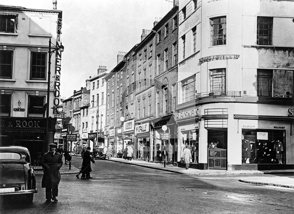 Clumber Street, Nottingham, c 1956