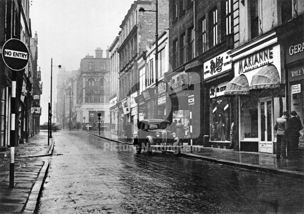 Clumber Street, Nottingham, c 1956