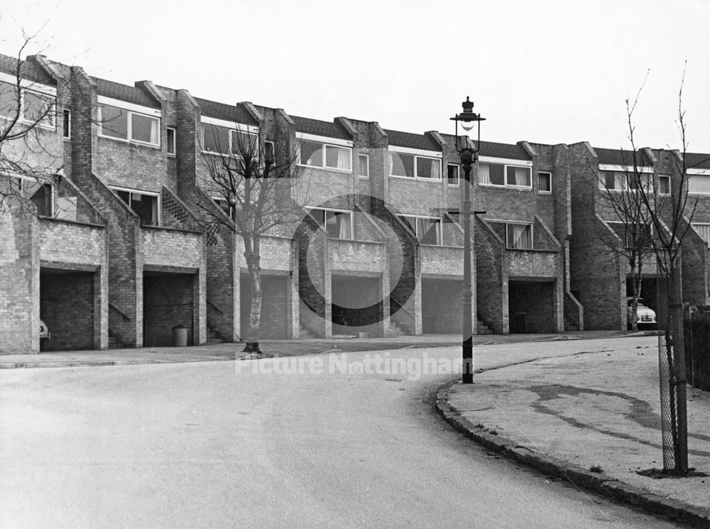 Clumber Crescent, The Park, Nottingham, 1972