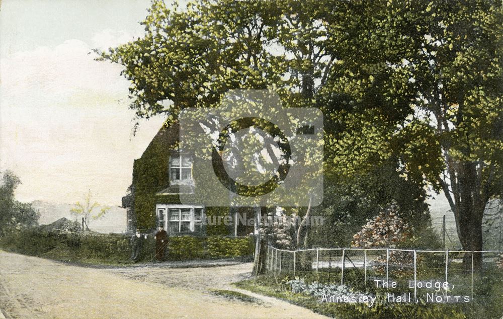 The Lodge at Annesley Hall, Annesley, c 1900