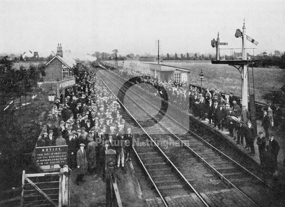 Attenborough Station, Attenborough, 1918