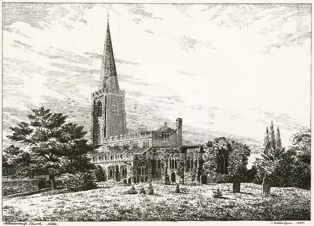 St. Mary's Church, Attenborough, 1868