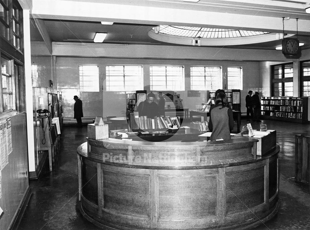 Aspley Library, Nuthall Road, Aspley, Nottingham, 1973