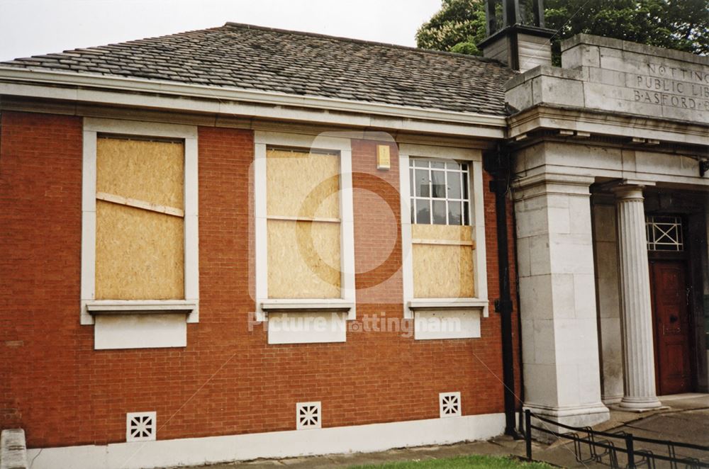 Basford Library, Vernon Road, Basford, Nottingham, 1996