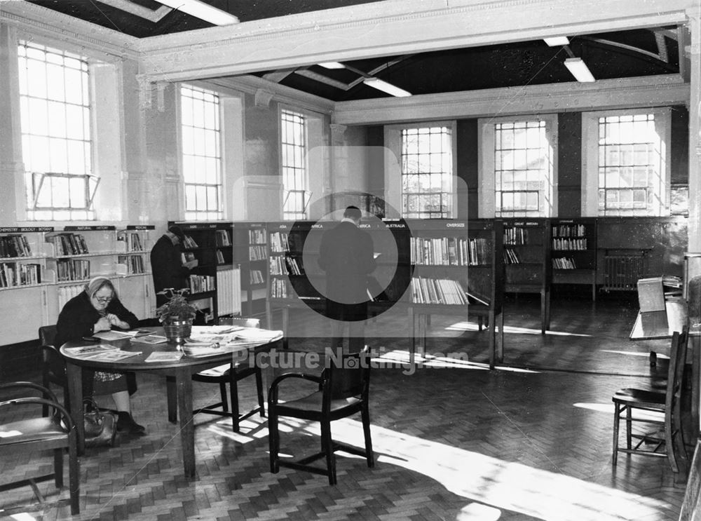 Basford Library, Vernon Road, Basford, Nottingham, 1973