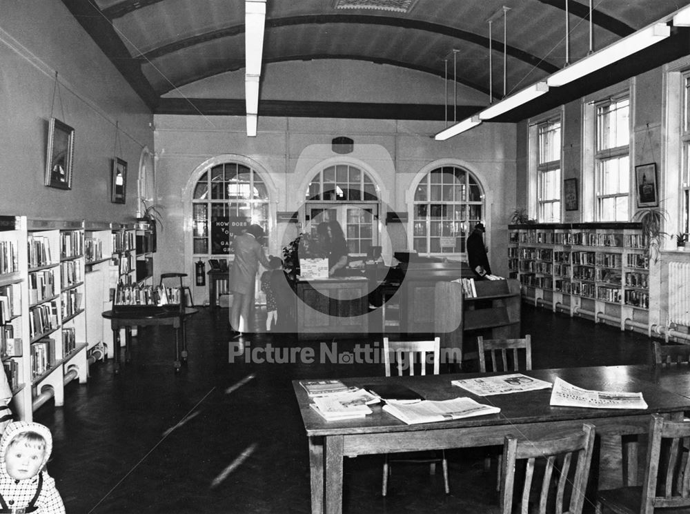 Bulwell Library, Highbury Vale, Bulwell, Nottingham, 1973