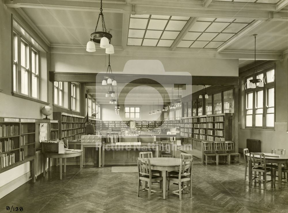 Hyson Green Branch Library, Gregory Boulevard, Hyson Green, Nottingham, 1956