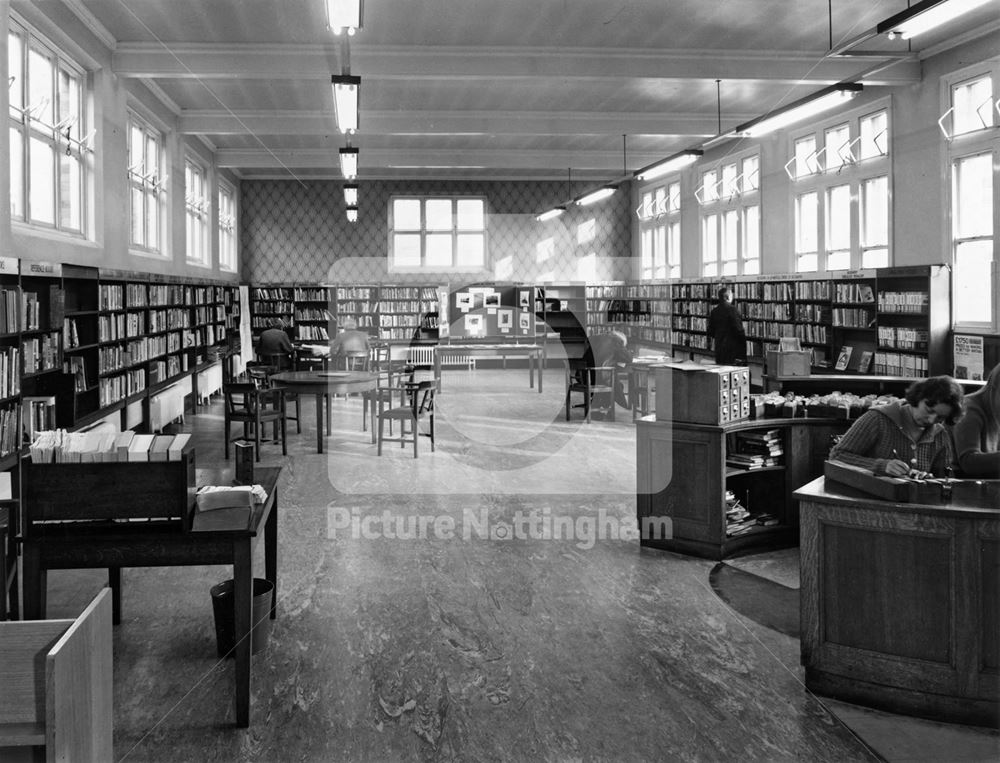 Hyson Green Branch Library, Gregory Boulevard, Hyson Green, Nottingham, 1974