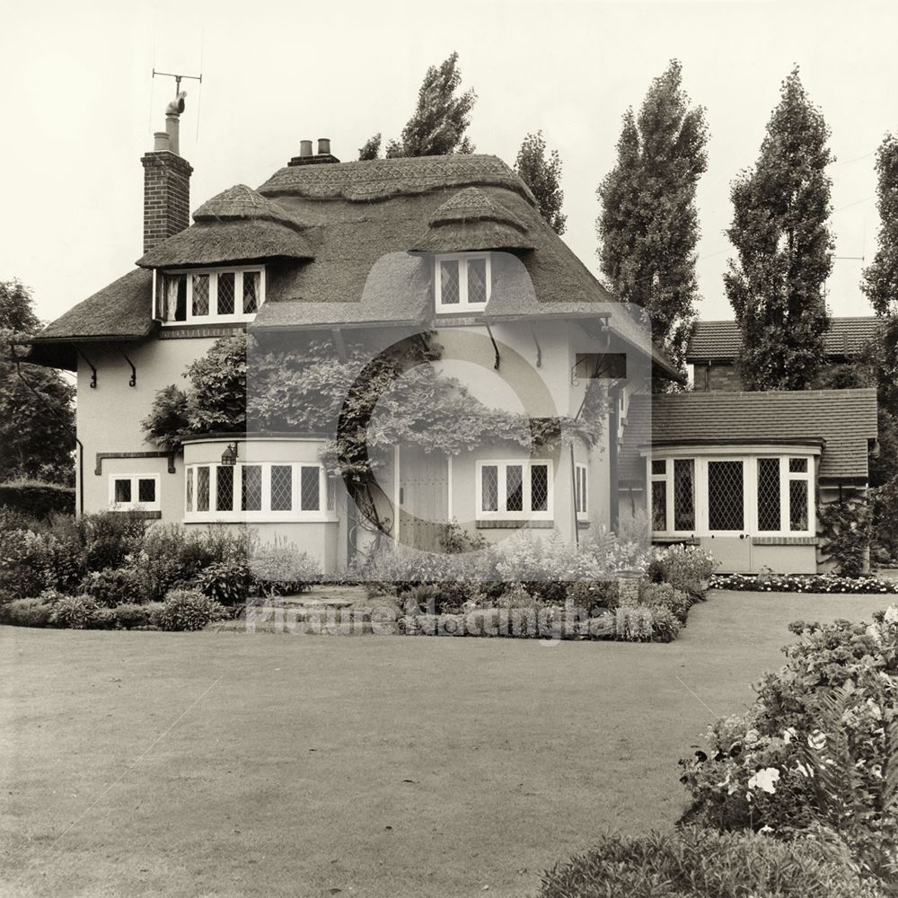 Thatched Cottage, Attenborough, c 1950s