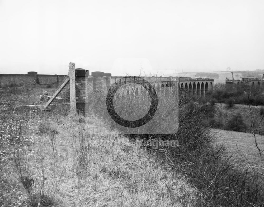 Awsworth Viaduct (Forty Bridges), Awsworth, 1973