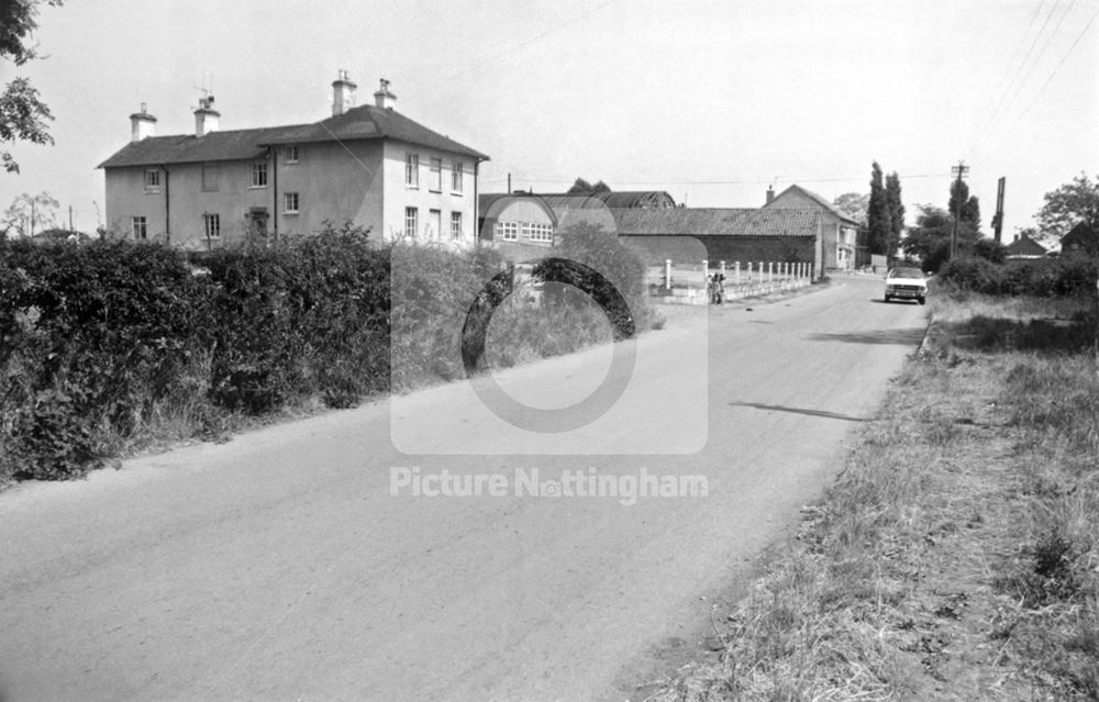 Holly Farm and Village Centre, Bassingfield, 1976