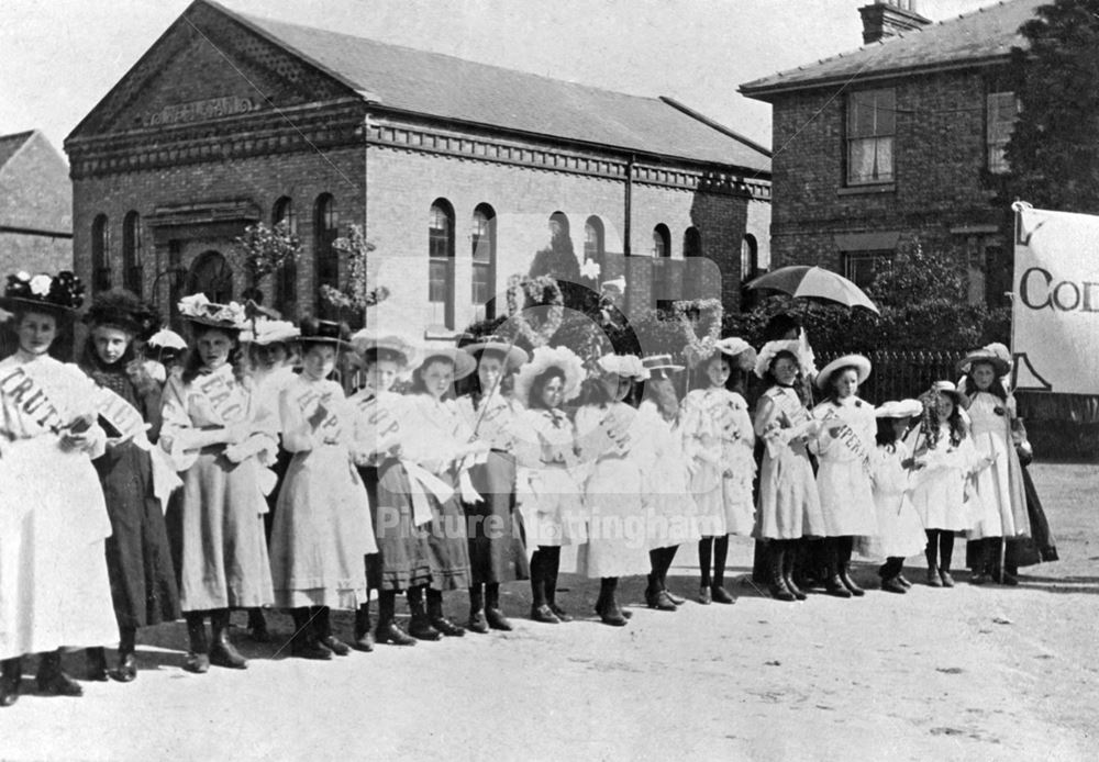 Wesleyan Chapel Sunday School Pupils, Balderton, c 1907