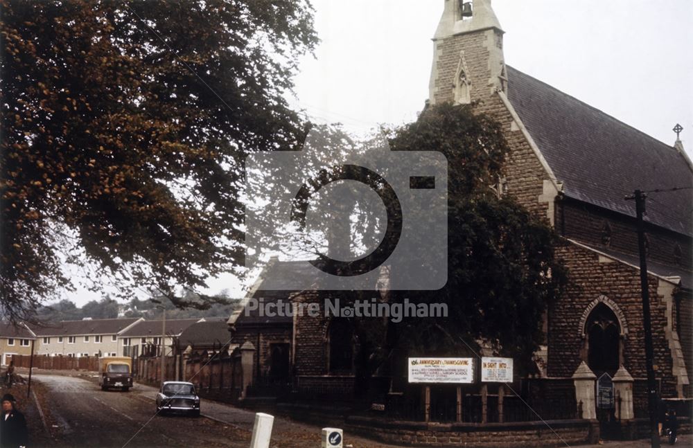 St Ann's Church, St Ann's Well Road - Corporation Road, St Ann's, Nottingham, c 1971