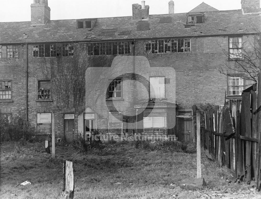 Cornhill Street, Hyson Green, Nottingham, 1958