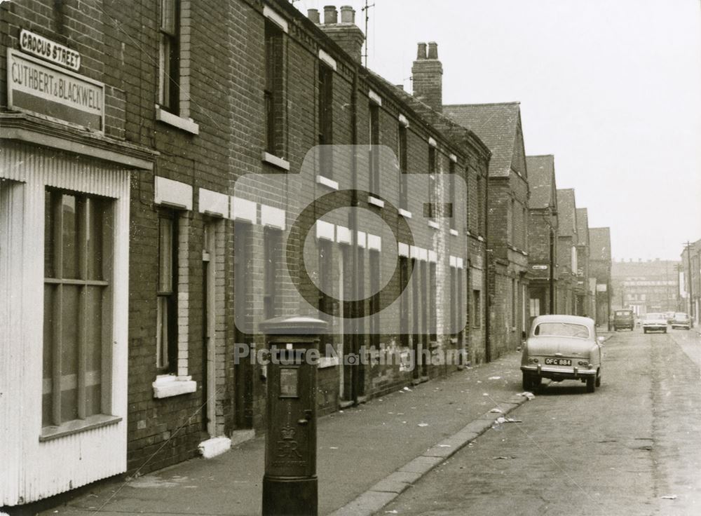 Crocus Street, Meadows, Nottingham, c 1960