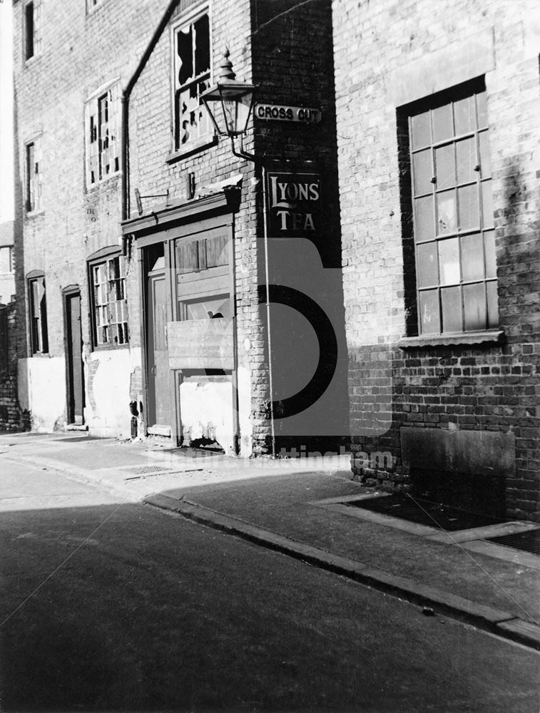 Cross Cut, Park Hill, Nottingham, 1958