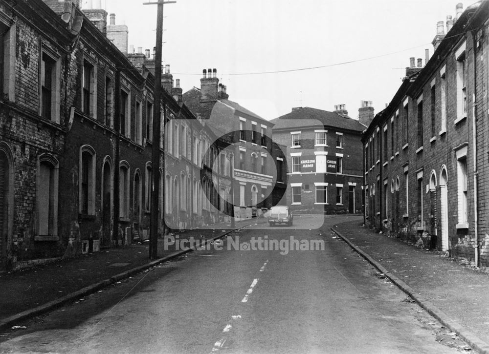 Curzon Street, St Ann's, Nottingham, 1971