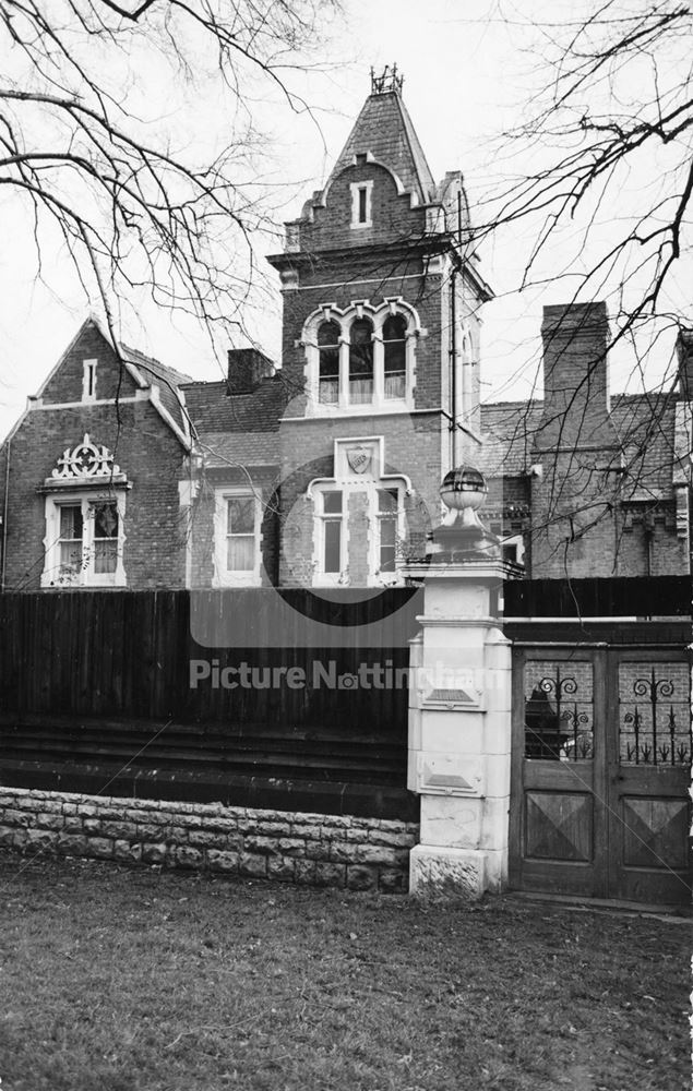 Sacred Heart Convent from Elm Avenue, St. Ann's, Nottingham, 1975