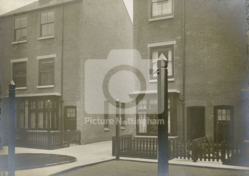 Torcross Cottages (formerly Deakins Place), St Peters Street, Radford, Nottingham, 1909