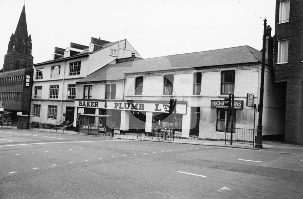 South side Derby Road, Nottingham, 1977