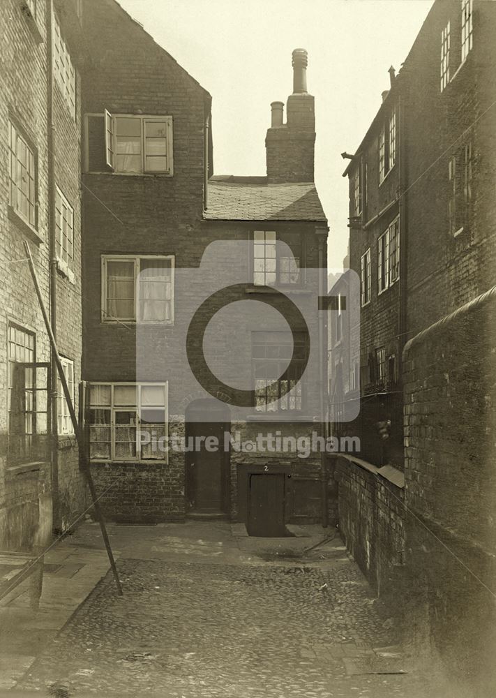 Baron Yard, Earl Street, Nottingham, c 1912