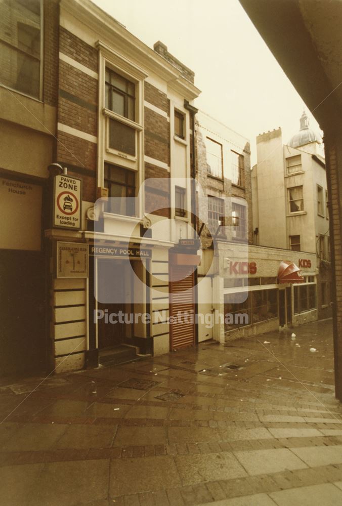 Greyhound Street, Nottingham, 1986