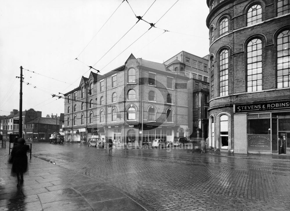 Greyfriar Gate, Nottingham, c 1953