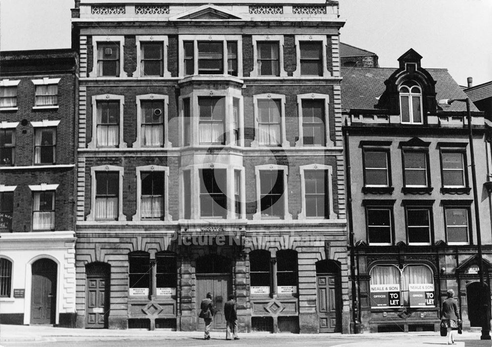 Weekday Cross, Fletcher Gate, Lace Market, Nottingham, c 1975