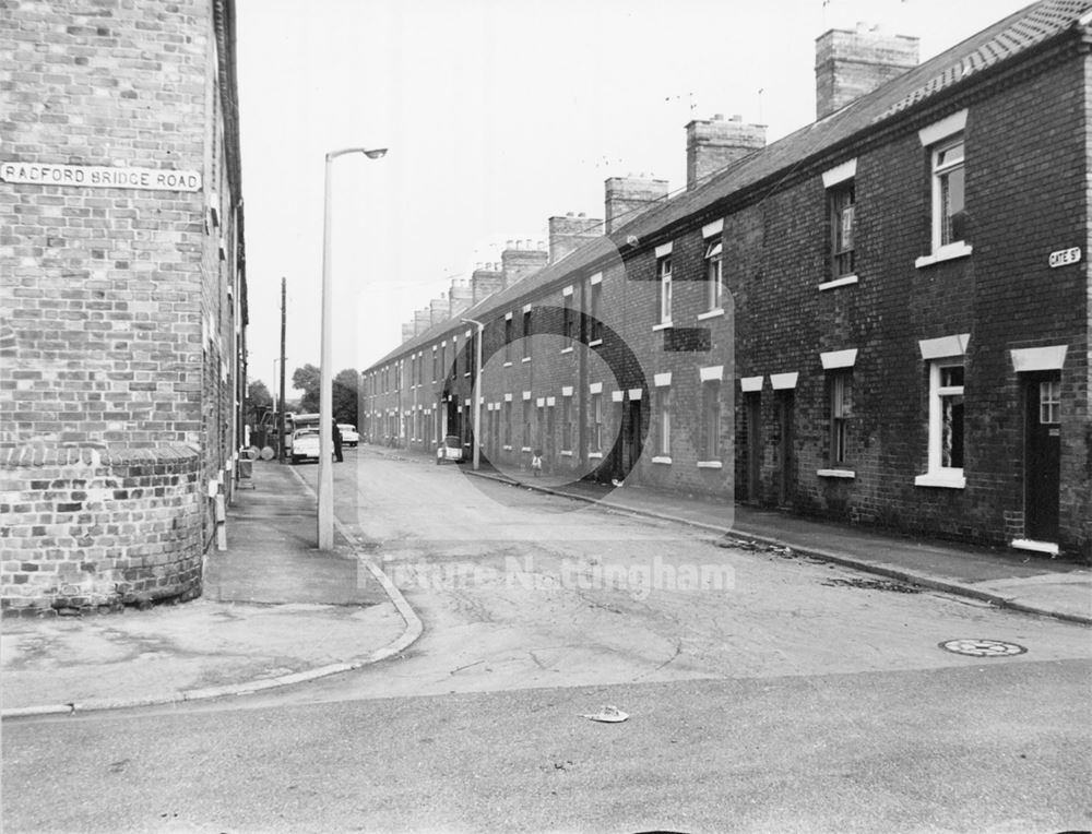 Gate Street, Radford Bridge Road, 1973