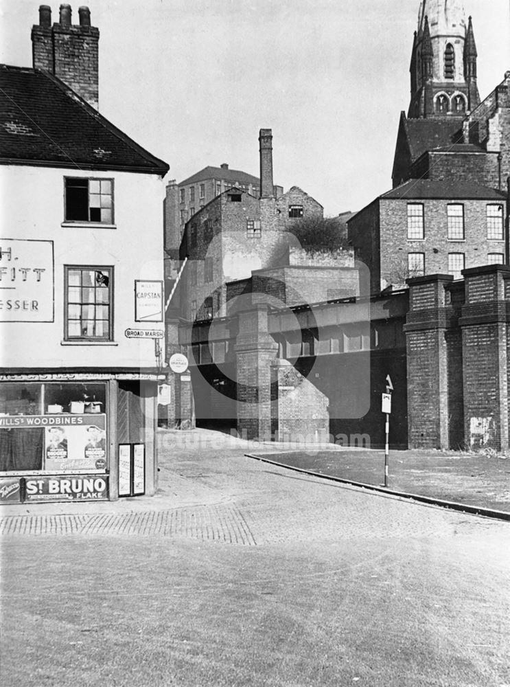 Broad Marsh, Nottingham, c 1952