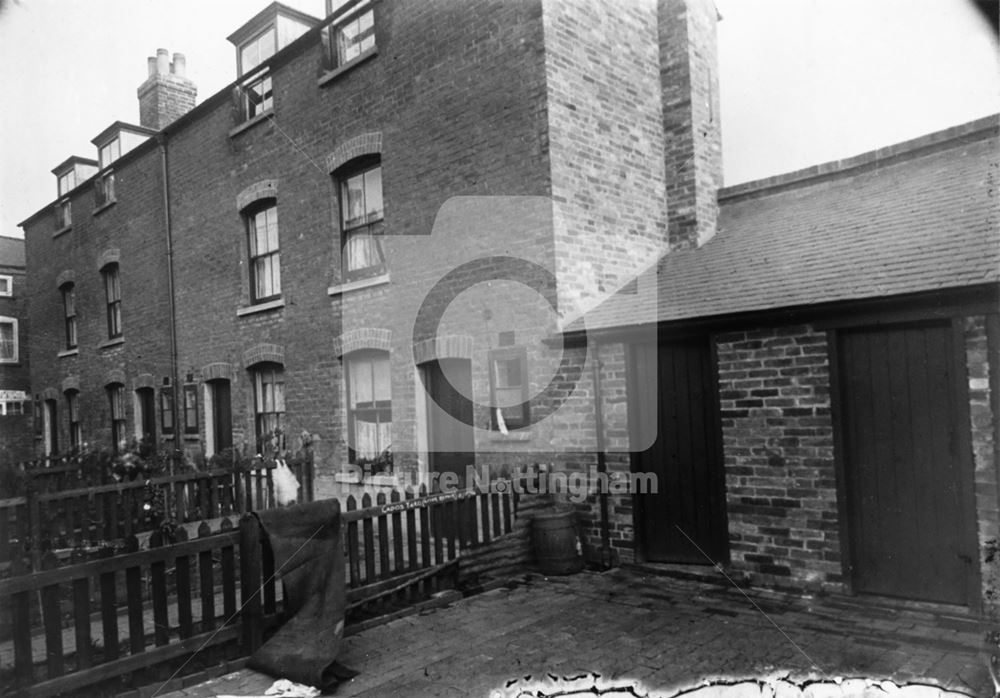 Gadd's Yard, Carter Gate, Lace Market, Nottingham, c 1912