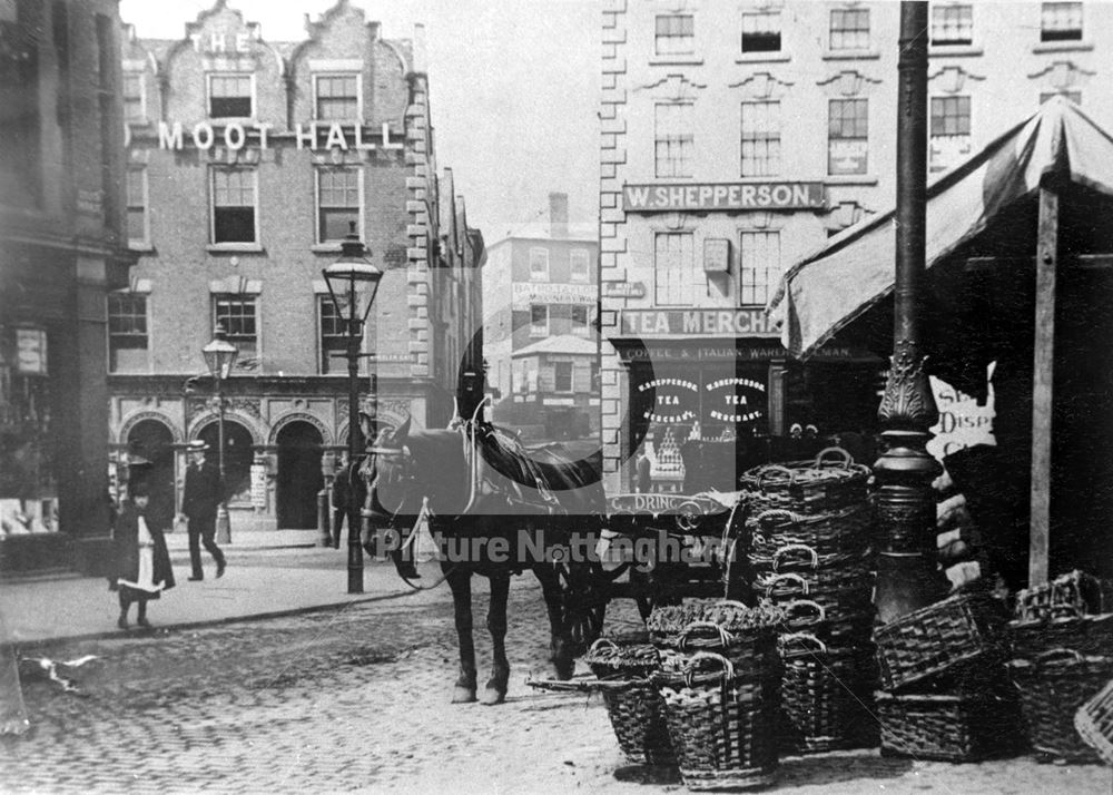 South Parade and Market Place looking towards Wheeler Gate &amp; Friar Lane