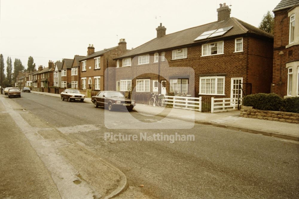 Highfield Road, Dunkirk, Nottingham, 1985