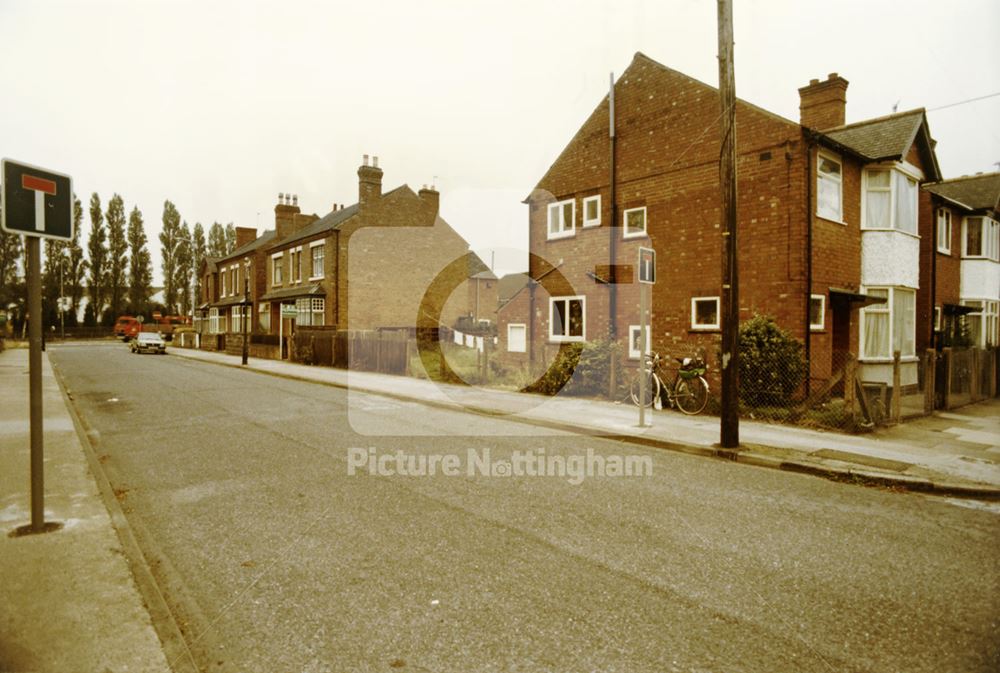 Highfield Road, Dunkirk, Nottingham, 1985