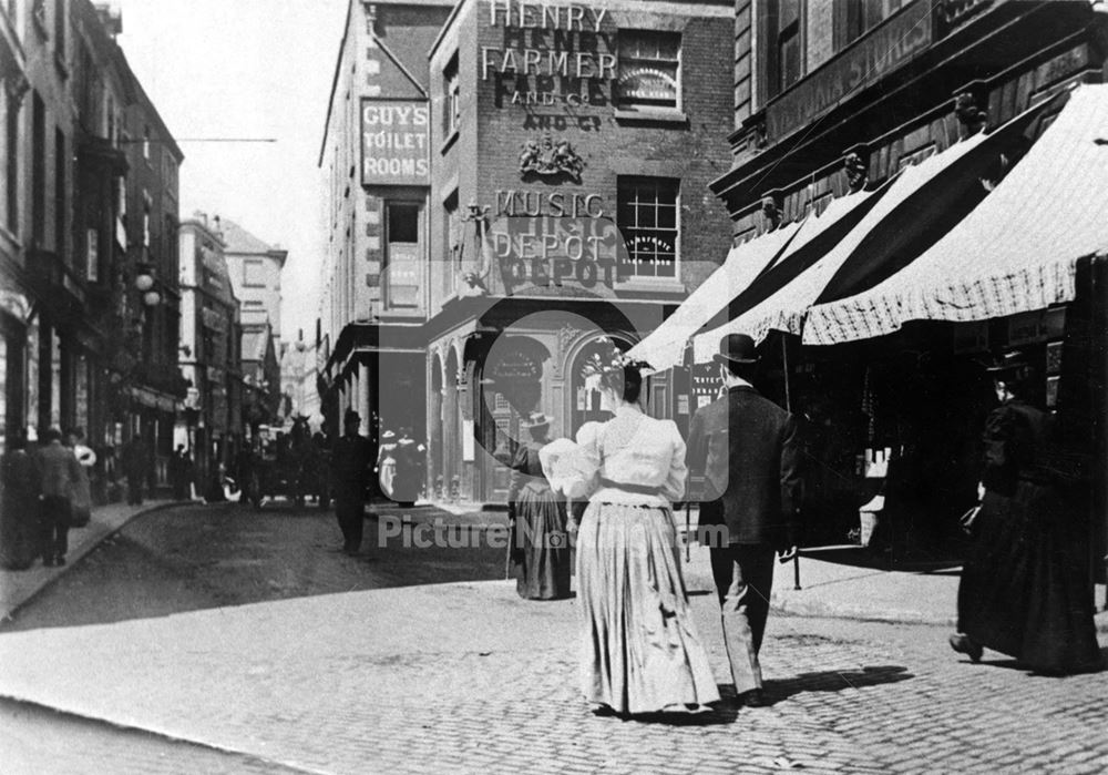 High Street, Nottingham, c 1860-1890