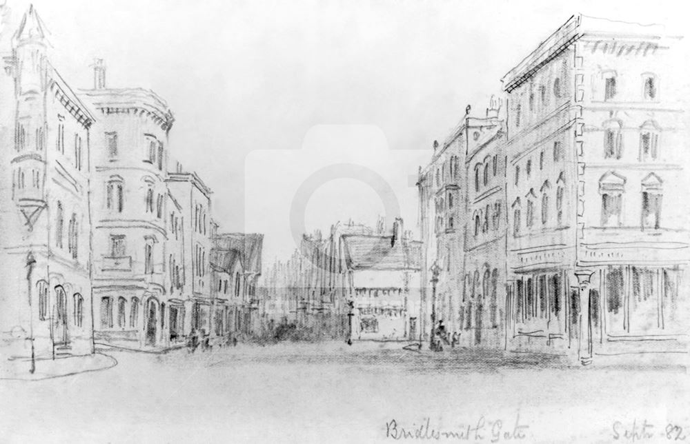 High Street, Nottingham, 1882