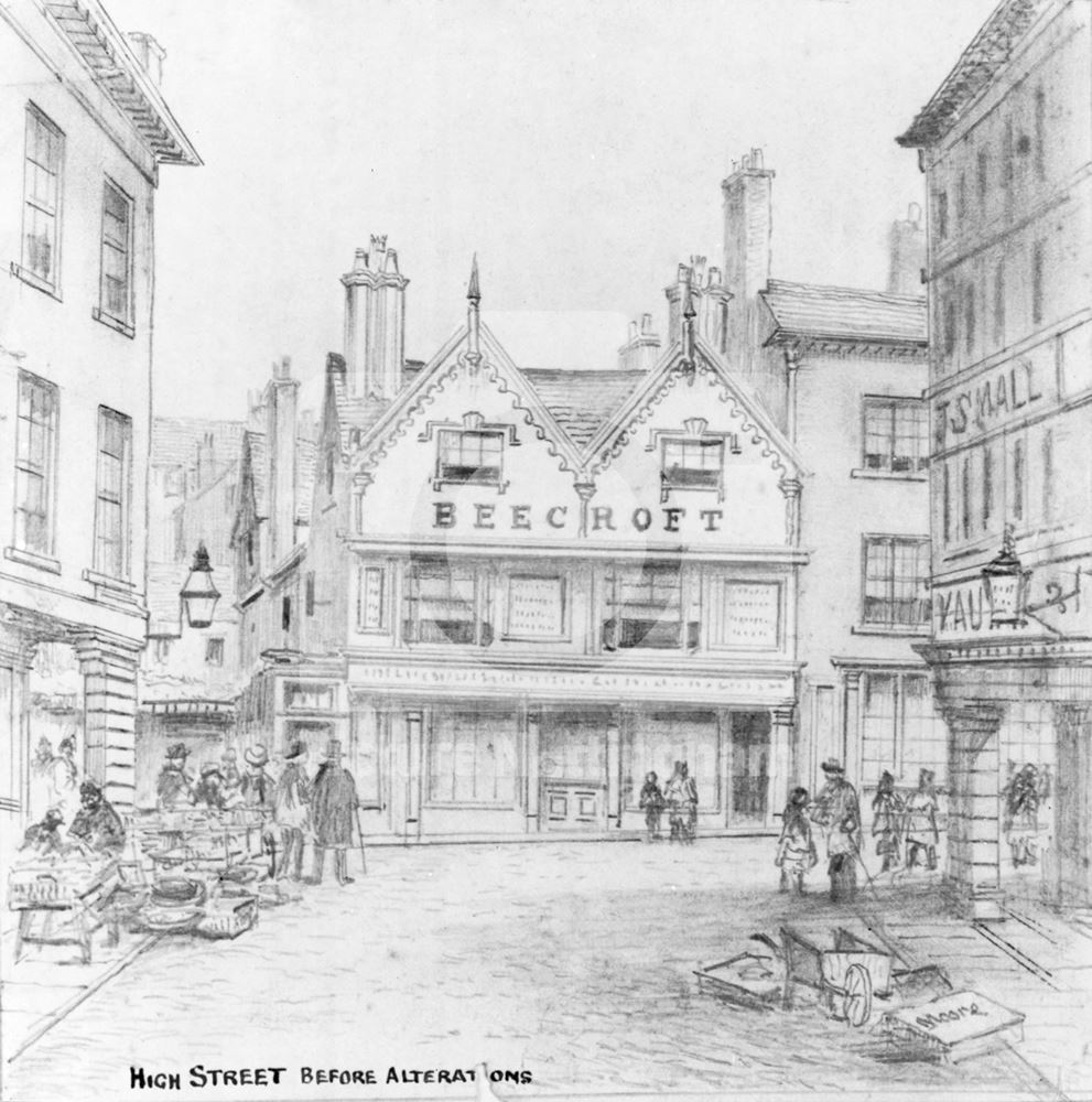 High Street, Nottingham, late 19th century